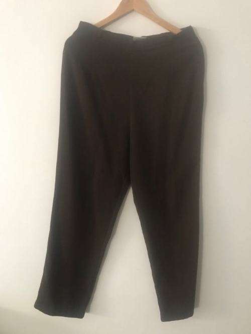 Chocolate brown pantsuit SIZE 36 JACKET AND PANTS