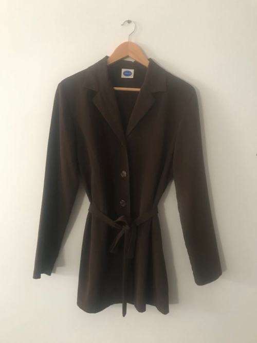 Chocolate brown pantsuit SIZE 36 JACKET AND PANTS