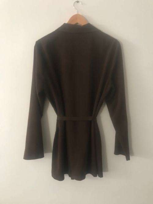 Chocolate brown pantsuit SIZE 36 JACKET AND PANTS
