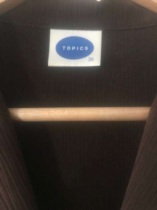 Chocolate brown pantsuit SIZE 36 JACKET AND PANTS
