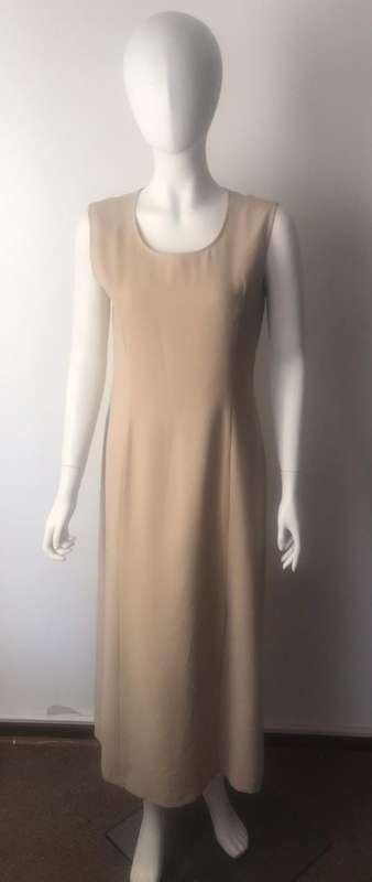 Long length Beige dress SIZE MEDIUM