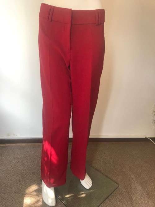 Striking red formal pants Size 34