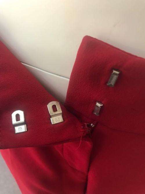 Striking red formal pants Size 34