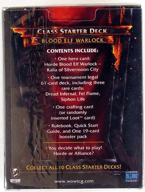 World of Warcraft: Trading Card Game - Class Starter Deck: Blood Elf Warlock