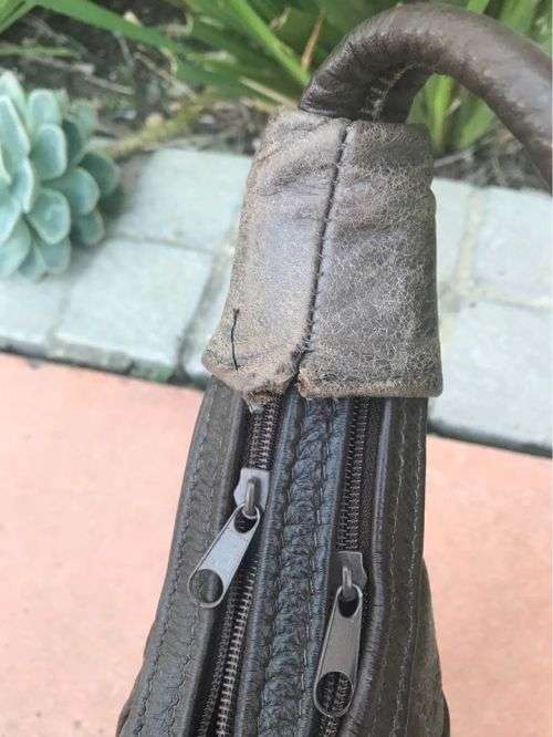 Leather handbags