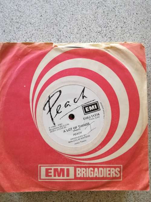 Peach - A Lot Of Things 7" Single