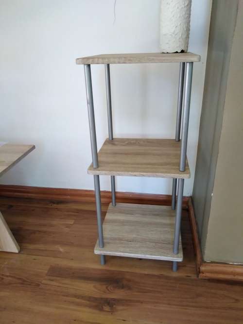 Wooden coffee table and side stand