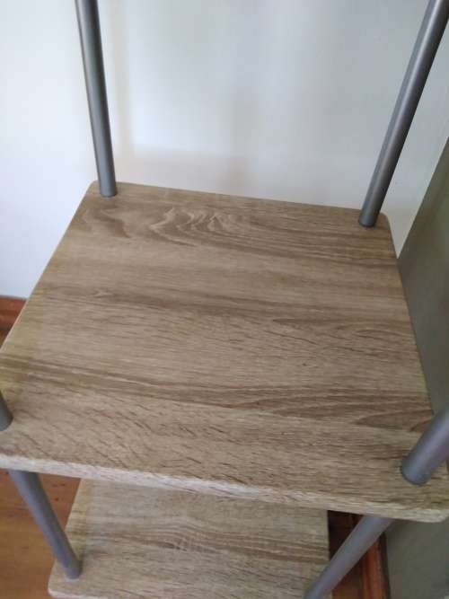 Wooden coffee table and side stand