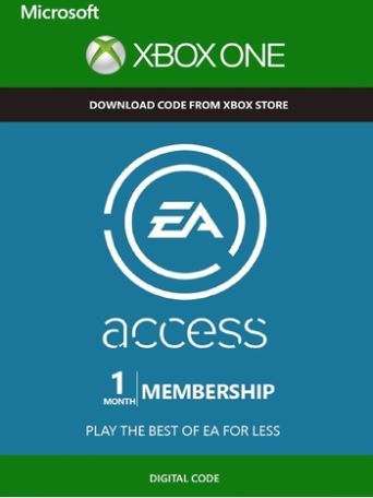 EA Access Games PassCode / 1 month subscription / Xbox One