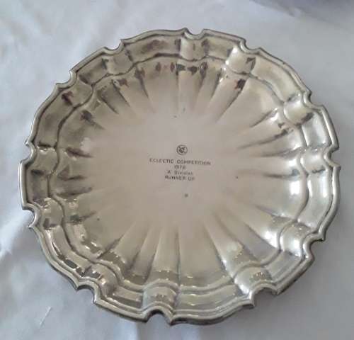 HALLMARKED:  LOUIS PLATE SPB tray or serving platter (26 cm diameter)