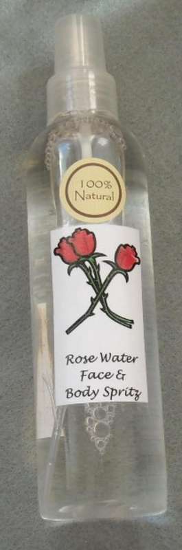 100% NATURAL, ROSE WATER FACE & BODY SPRITZ