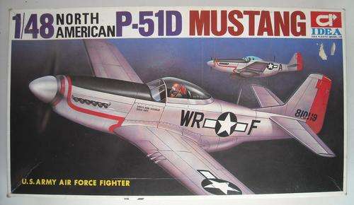 P-51D MUSTANG AEROPLANE KIT - 1/48 SCALE