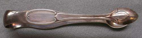 ANTIQUE SILVER TONGS - POSSIBLY RARE CAPE SILVER BY LODEWYK BECK - Please read listing