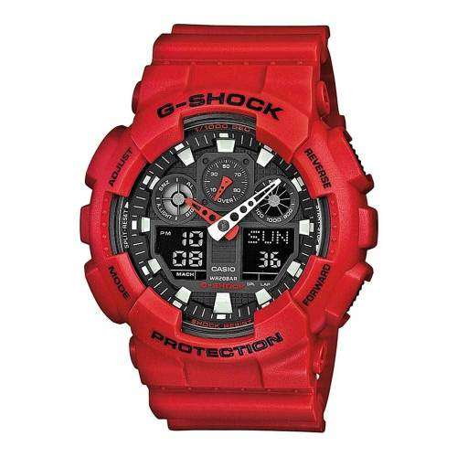CASIO G SHOCK MENS GA100 CF - 1ADR - AS GOOD AS NEW