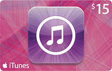 $15 US iTunes gift card - Email Key
