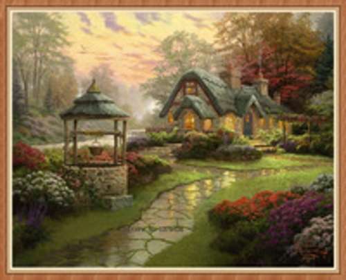 DIY Diamond Painting- Forest Cottage