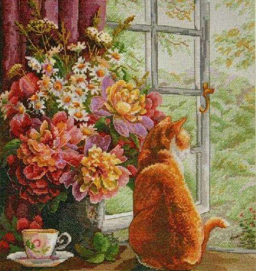 Merejka counted cross stitch kit- Summer Afternoon