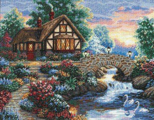 Dimensions cross stitch kit- Twilight Bridge