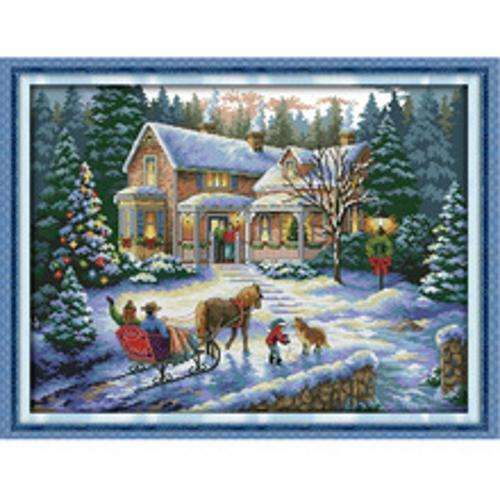 DIY Diamond Painting- Home for the Holidays