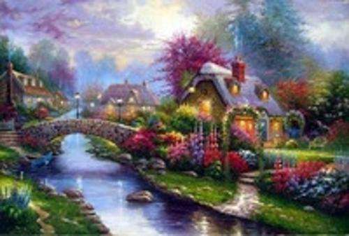 DIY Diamond Painting- Peaceful Town