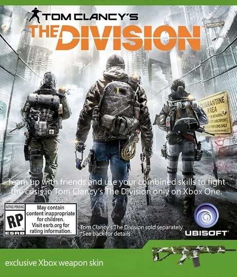 The Division Xbox Weapon Skin DLC (Downloadable Code) Read Description