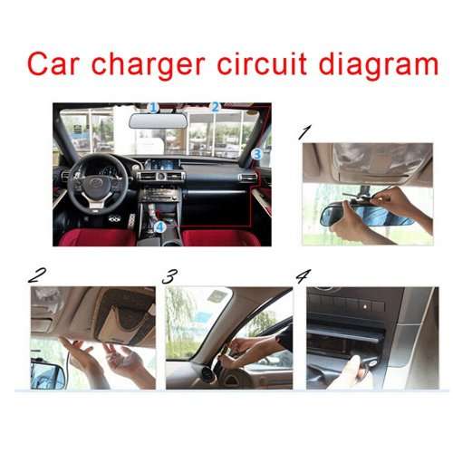 Lens Car Camera, Car Video Recorder for Vehicles Front DVR, 2.8 Inch Screen.