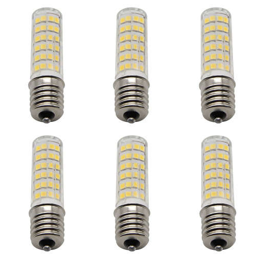 6pcs E14 Base LED Bulb 5W LED Light, 75-2835-SMD LED Chipsets, Daylight White