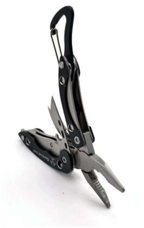 Traveler "Mini" Slim Line Camouflage Multi-Plier Multi-Tool - Free Nylon Case Included - Knife, Plie