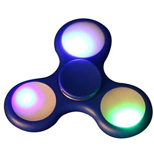 (Special)Hand Spinner Toy With Light Stress Reducer EDC Focus Toy Relieves ADHD Anxiety and Boredom
