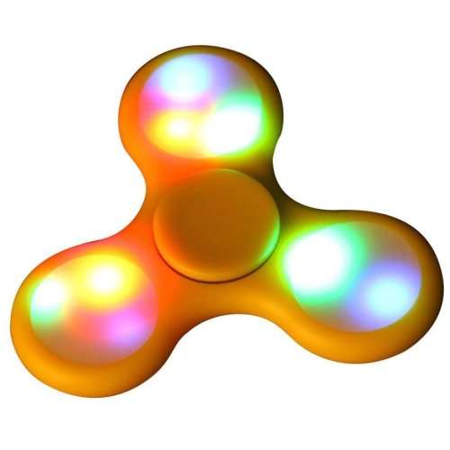 (Special)Hand Spinner Toy With Light Stress Reducer EDC Focus Toy Relieves ADHD Anxiety and Boredom