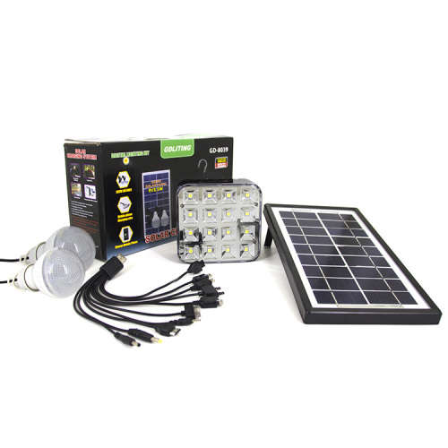 GDLITE  GD-8039 lighting kit + Solar chargingsystem