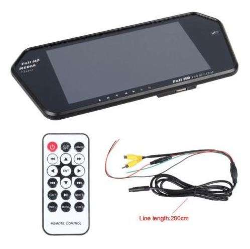 7 Car (MP5) Rearview LCD Mirror Monitor 7 Inch High Resolution Rearview Monitor