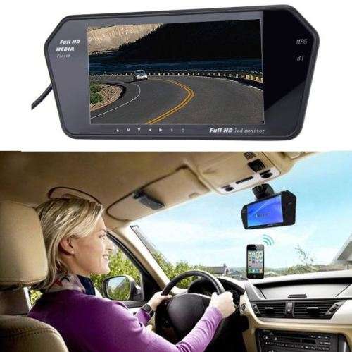 7 Car (MP5) Rearview LCD Mirror Monitor 7 Inch High Resolution Rearview Monitor