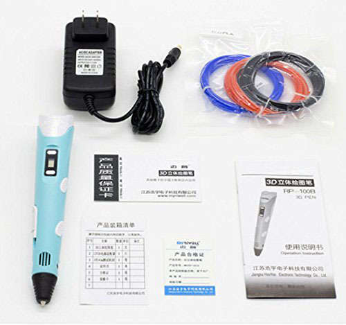 LCD 3D Drawing Printing Pens 3d Magic Pen With 100m ABS Filament 1.75mm Best Gift for Kids Tools