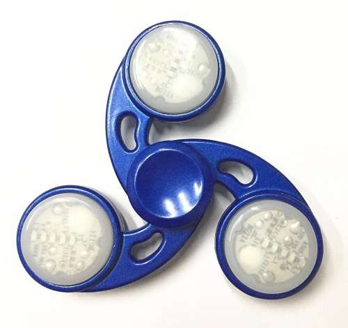 Fidget Spinner Toy Ultra Durable Stainless Steel With Light Bearing High Speed 3 -5 Min Spins
