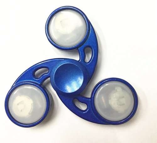 Fidget Spinner Toy Ultra Durable Stainless Steel With Light Bearing High Speed 3 -5 Min Spins