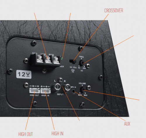 CAR SUBWOOFER 90W