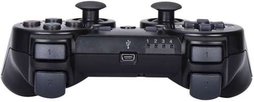 Wireless Blutooth Dualshock Game Controller for PS3 with Charging Cable