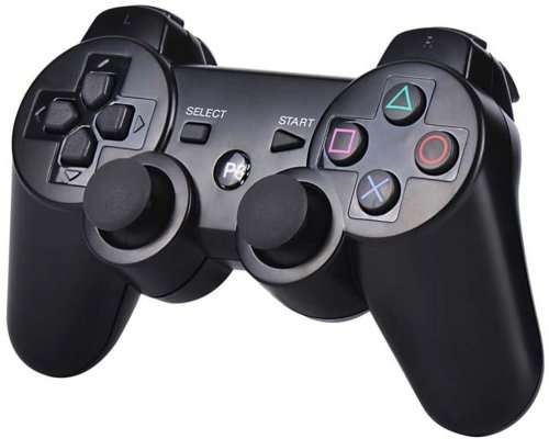 Wireless Blutooth Dualshock Game Controller for PS3 with Charging Cable