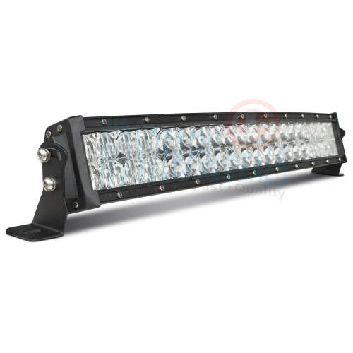 22 Inch Curved LED Light Bar 5D Lens Spot Flood Combo Beam 120W 12000lm Off-Road Light Bar