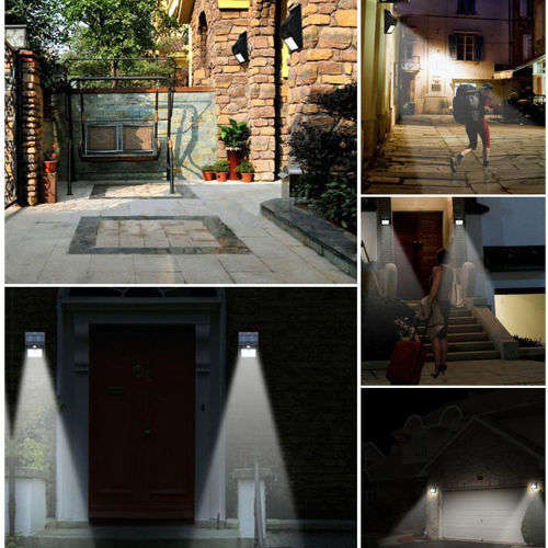 Solar Power Motion Sensor Wall Light