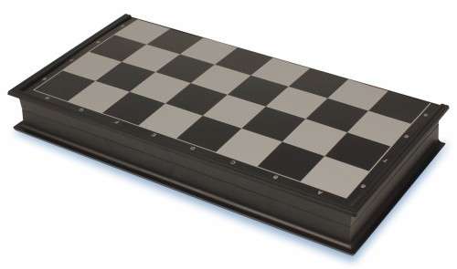 CHESS BOARD AND PAWNS