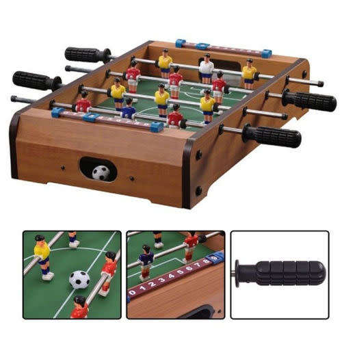 Portable Tabletop Football Game Mini Foosball Soccer Sport Toy Office Indoor