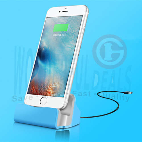 Desktop Charger Stand Dock Station Sync Charge Cradle For lightning And Mirco USB