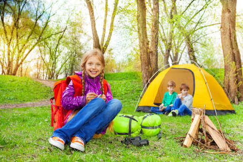 Camping Tent  200x200x135cm Suitable for family of 4