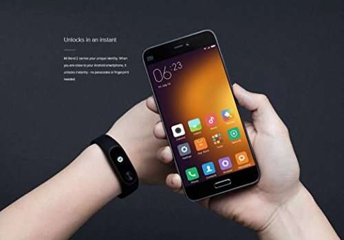 Smart Band 2 Heart Rate Monitor Smart Wristband With OLED Display - BLACK