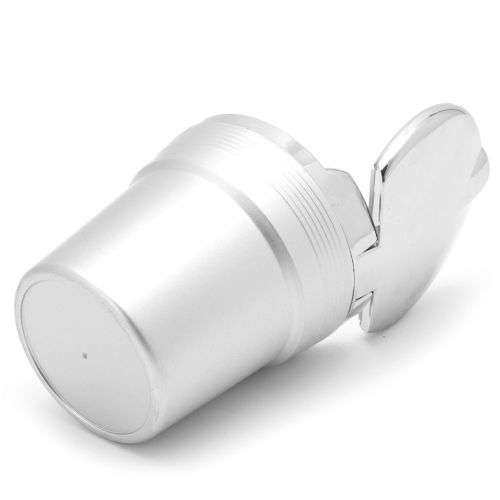 Portable Car Auto Travel Cigarette Cylinder Ashtray Holder Cup LED Light Blue
