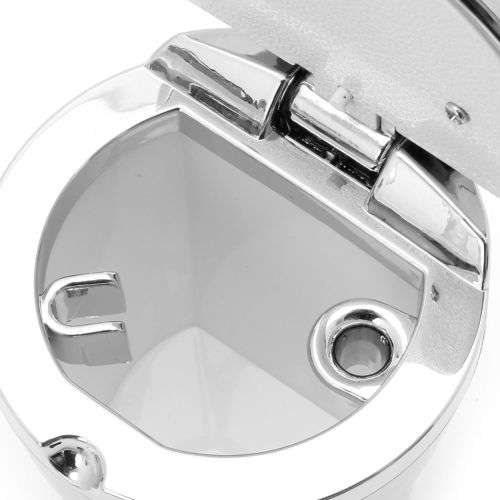 Portable Car Auto Travel Cigarette Cylinder Ashtray Holder Cup LED Light Blue