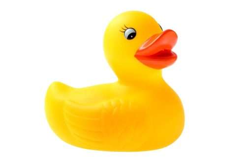 BABY BATH DUCK RUBBER TOY