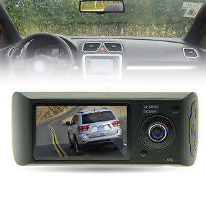 SYNCHRONOUS RECORDING VEHICLE-MOUNTED DVR WITH DOUBLE CAMERAS
